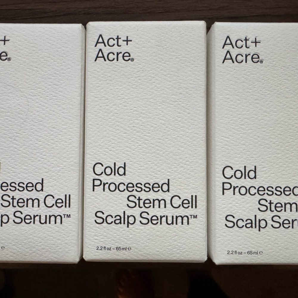 Cold Processed Stem Cell Scalp Serum - White Qty 3 bottles (NEW)